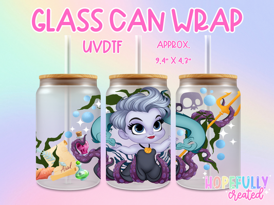 Ursula UVDTF Glass Can Wrap