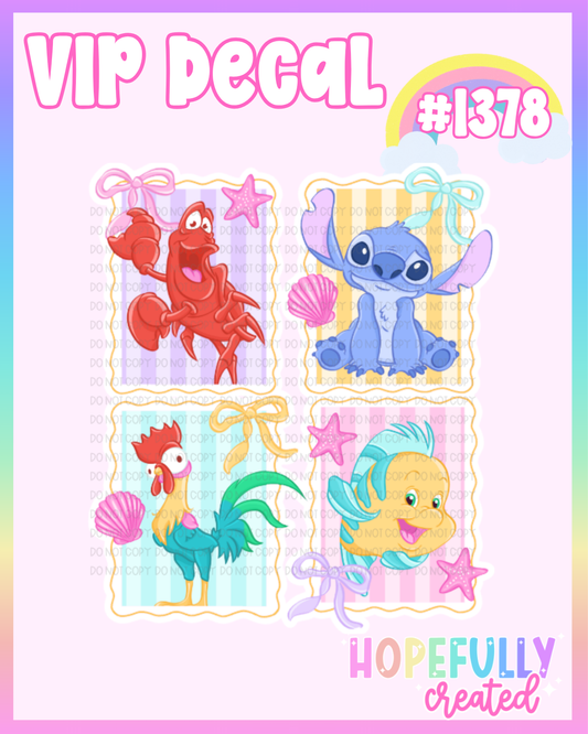 Summer Sidekicks Decal-1378 VIP