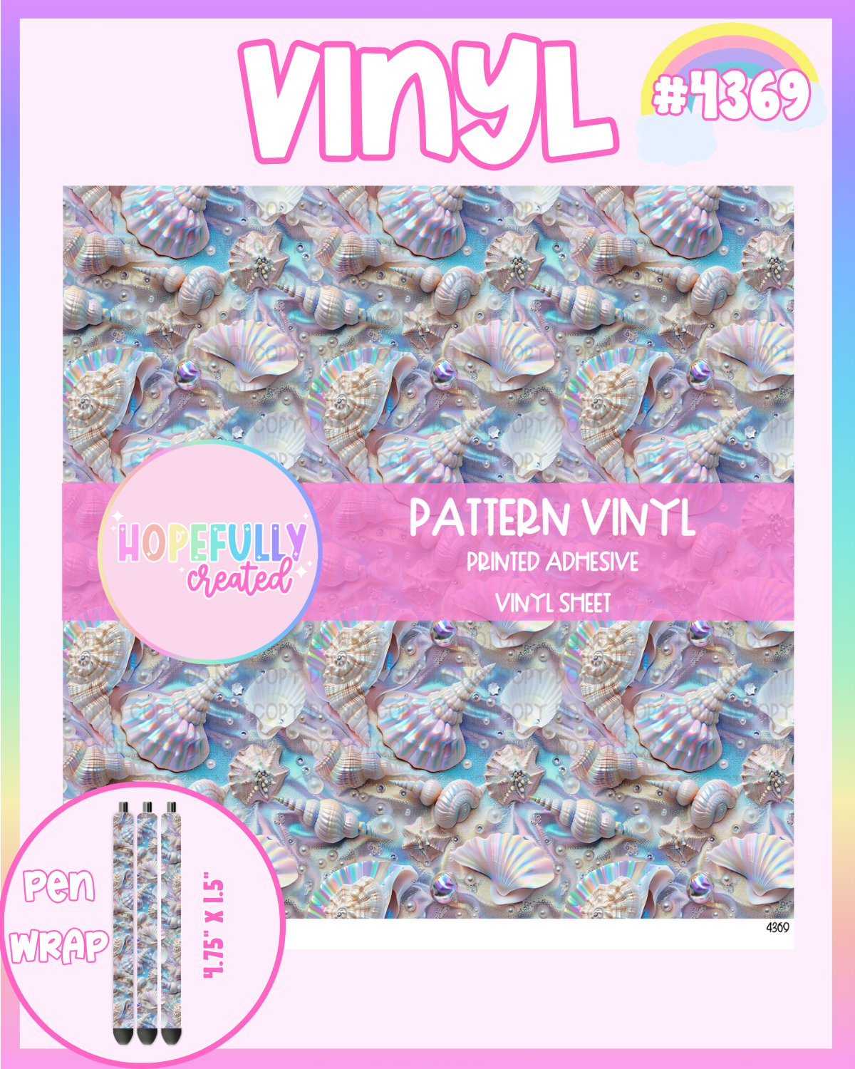 SeaShell Vinyl Collection - 4369