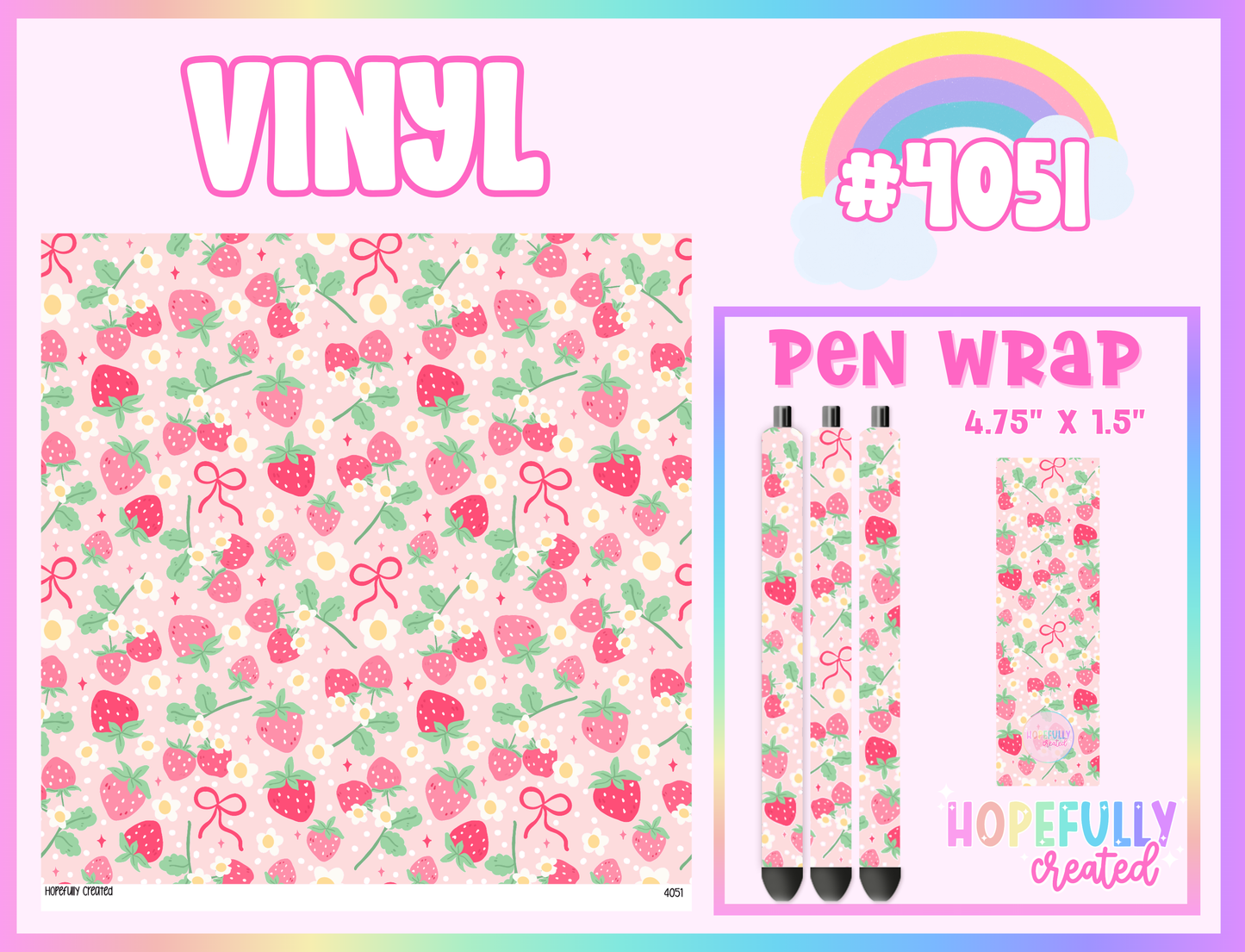 Strawberry Vinyl Collection - 4051