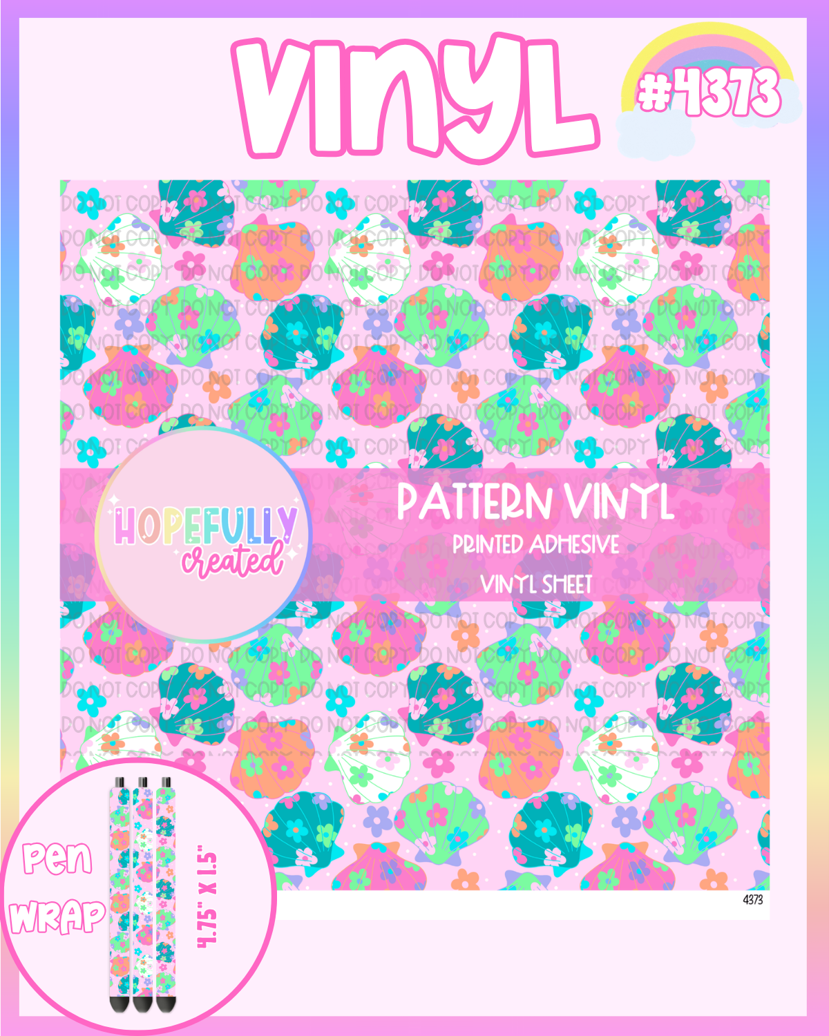 Seashells Vinyl Collection - 4373