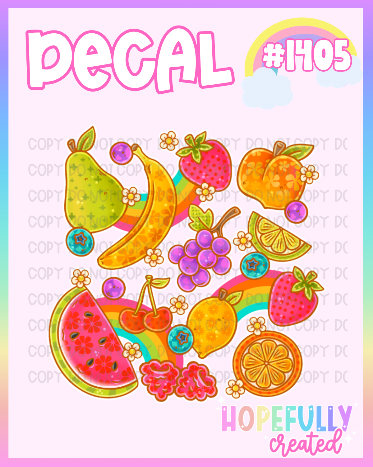 Fruits Decal-1405