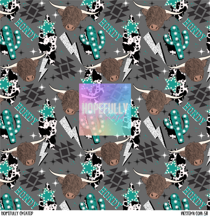 Western Cow Vinyl Collection - 511
