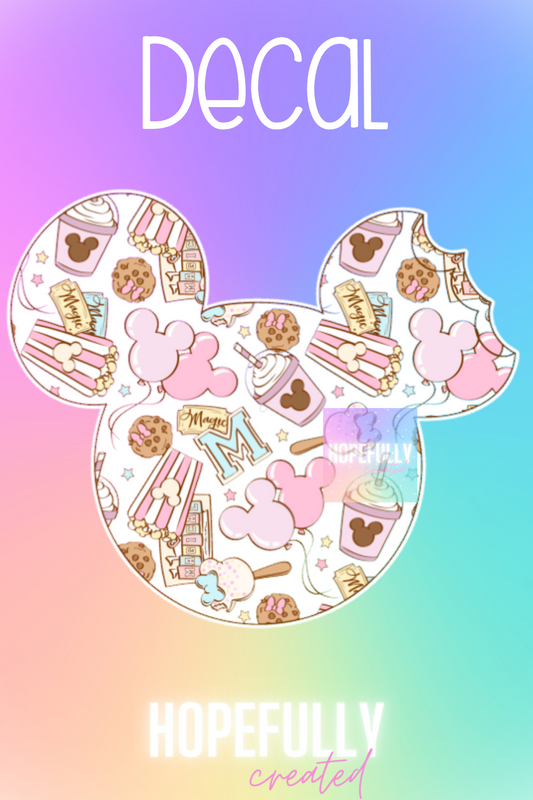 Mouse Snacks Decal-110