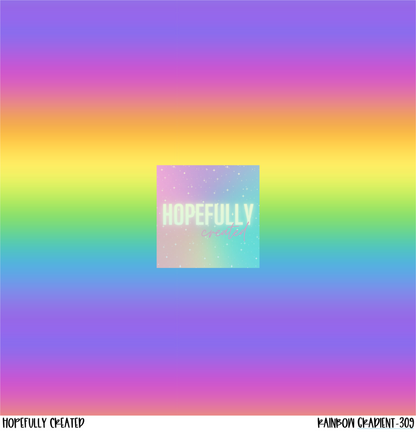 Rainbow Gradient Vinyl Collection- 309