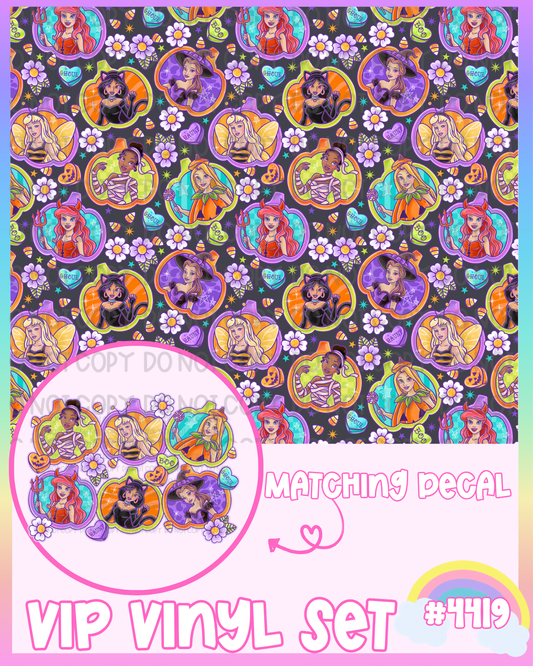 Halloween Princess Vinyl Set