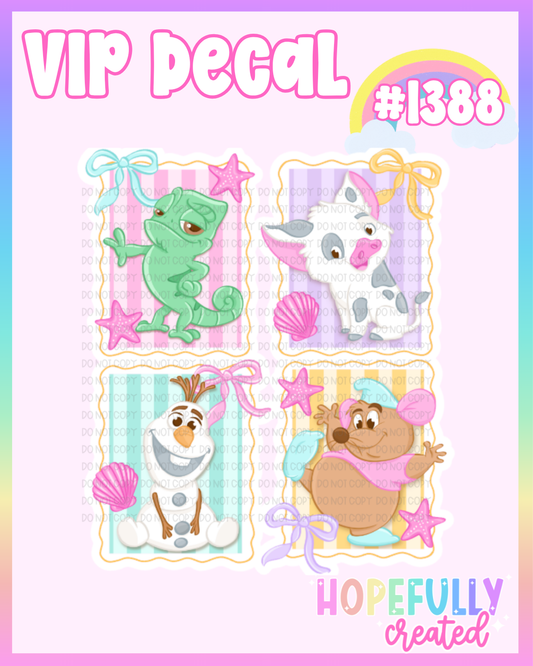 Summer Sidekicks Decal-1388 VIP