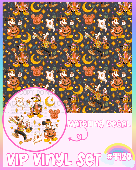 Halloween Mouse Vinyl Set