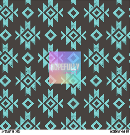 Western Print Vinyl Collection - 515