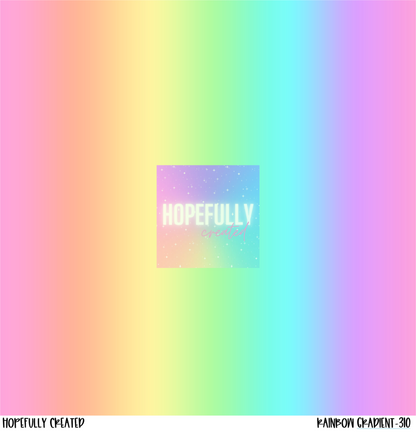 Rainbow Gradient Vinyl Collection- 310