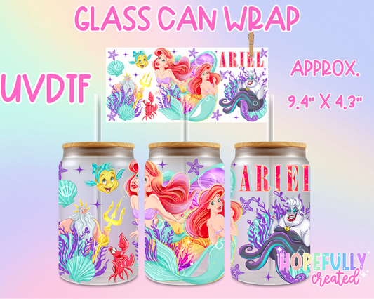 Ariel UVDTF Glass Can Wrap