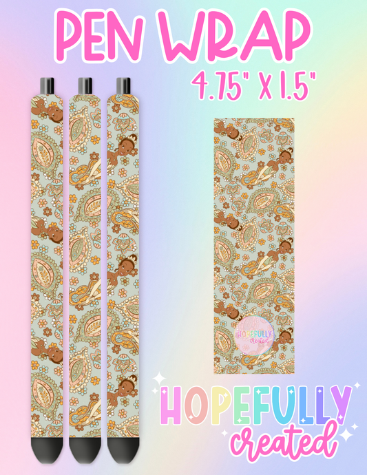 Princess Paisley Pen Wrap-2514 VIP