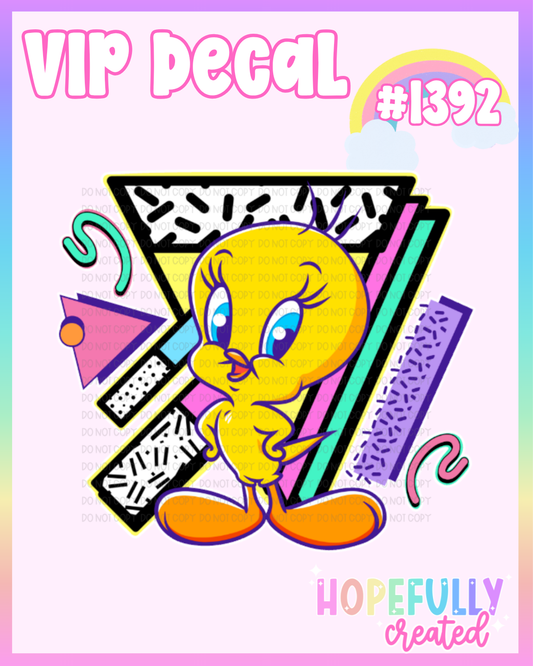 Yellow Bird Decal-1392 VIP