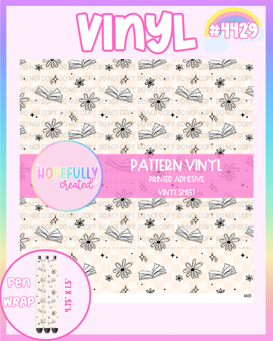 Floral Books Vinyl Collection - 4429