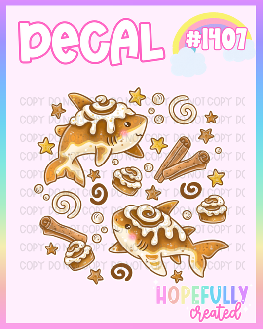 Sharks Decal-1407