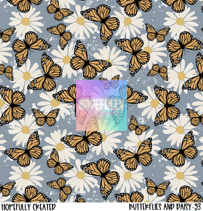 Butterflies and Daisy Vinyl Collection-93