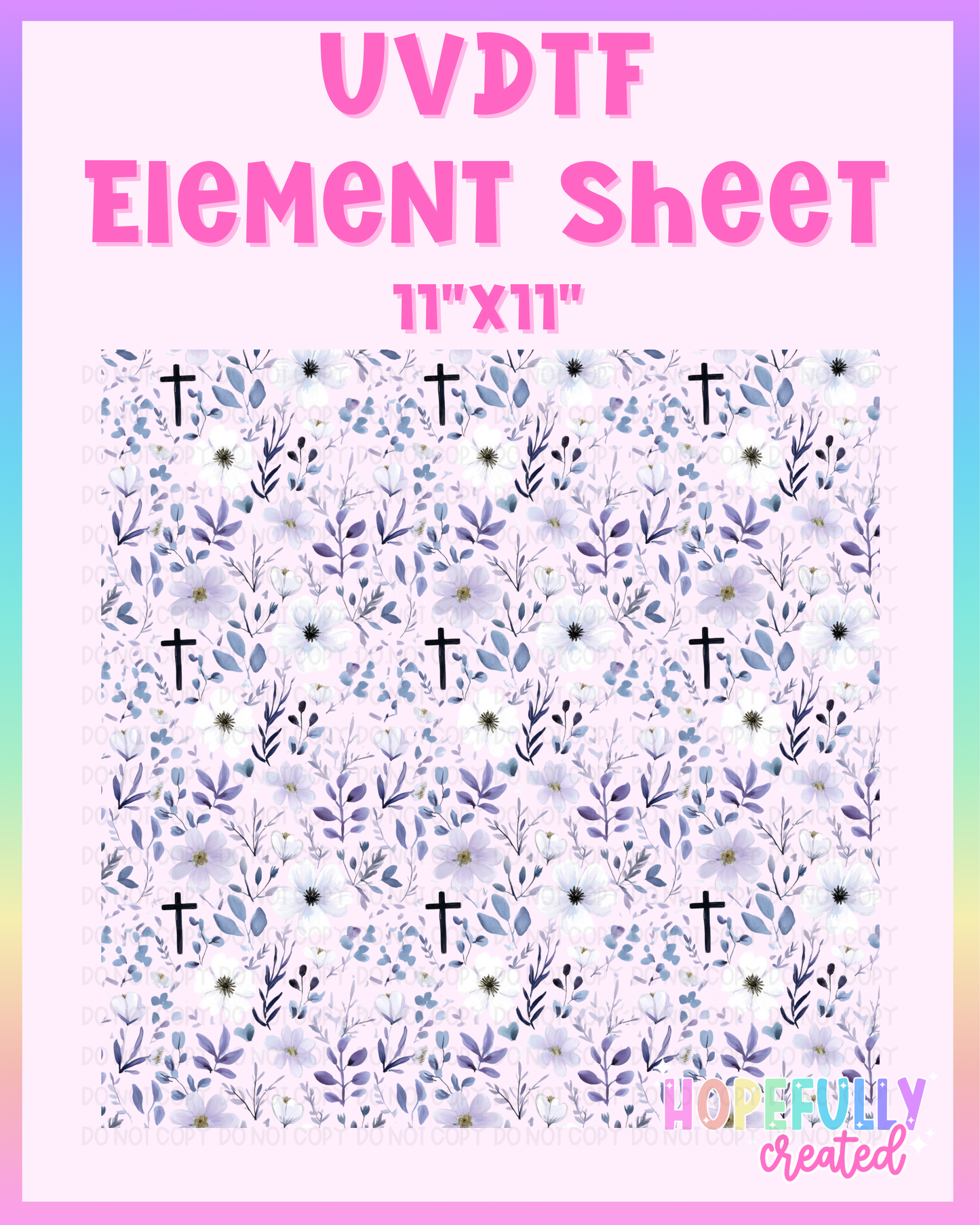 Faith Purple UVDTF Element Sheet