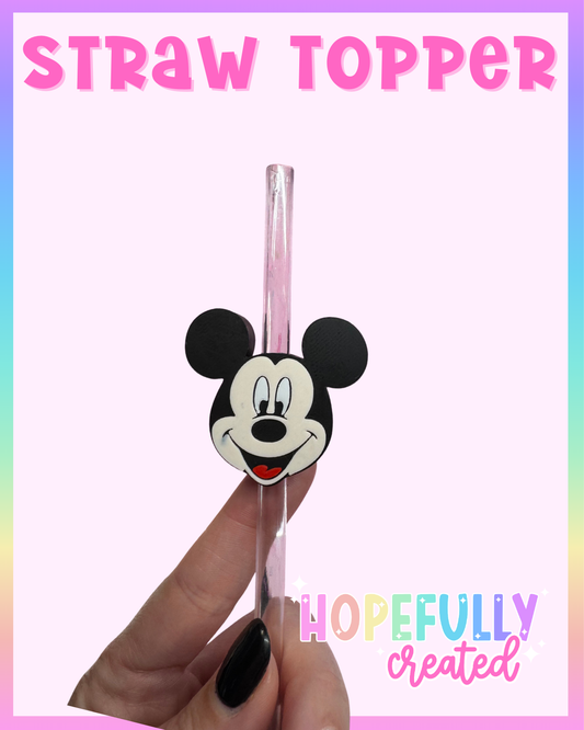 Mouse Straw Topper
