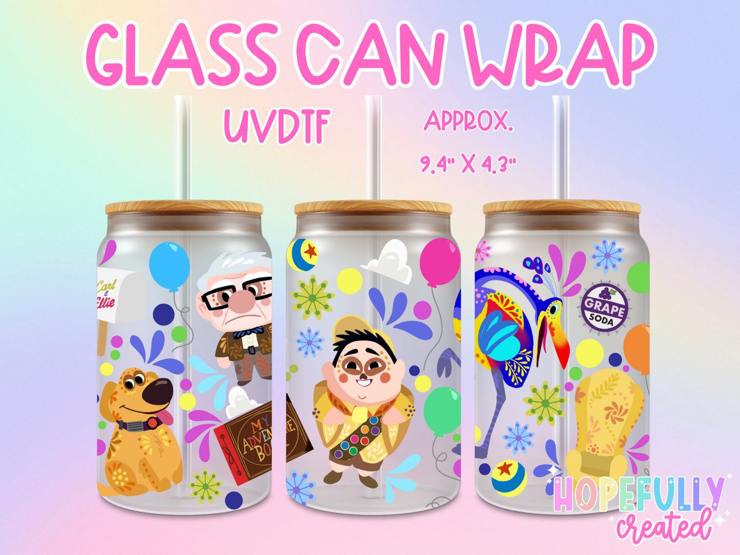 UP UVDTF Glass Can Wrap