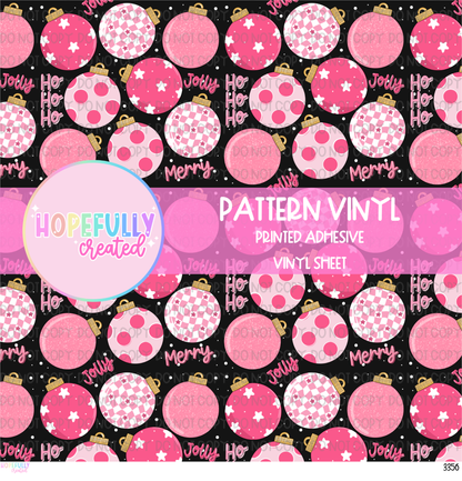 Christmas Ornaments Vinyl Collection - 3356