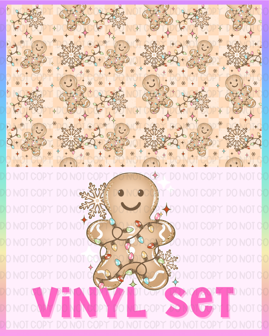 Christmas Gingerbread Vinyl Set