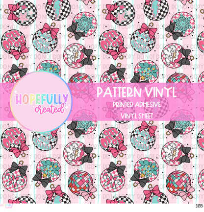 Christmas Ornaments Vinyl Collection - 3355