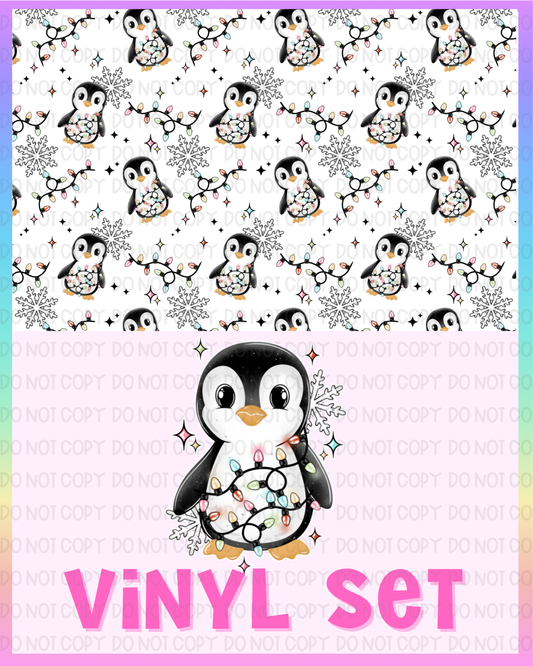 Christmas Penguin Vinyl Set