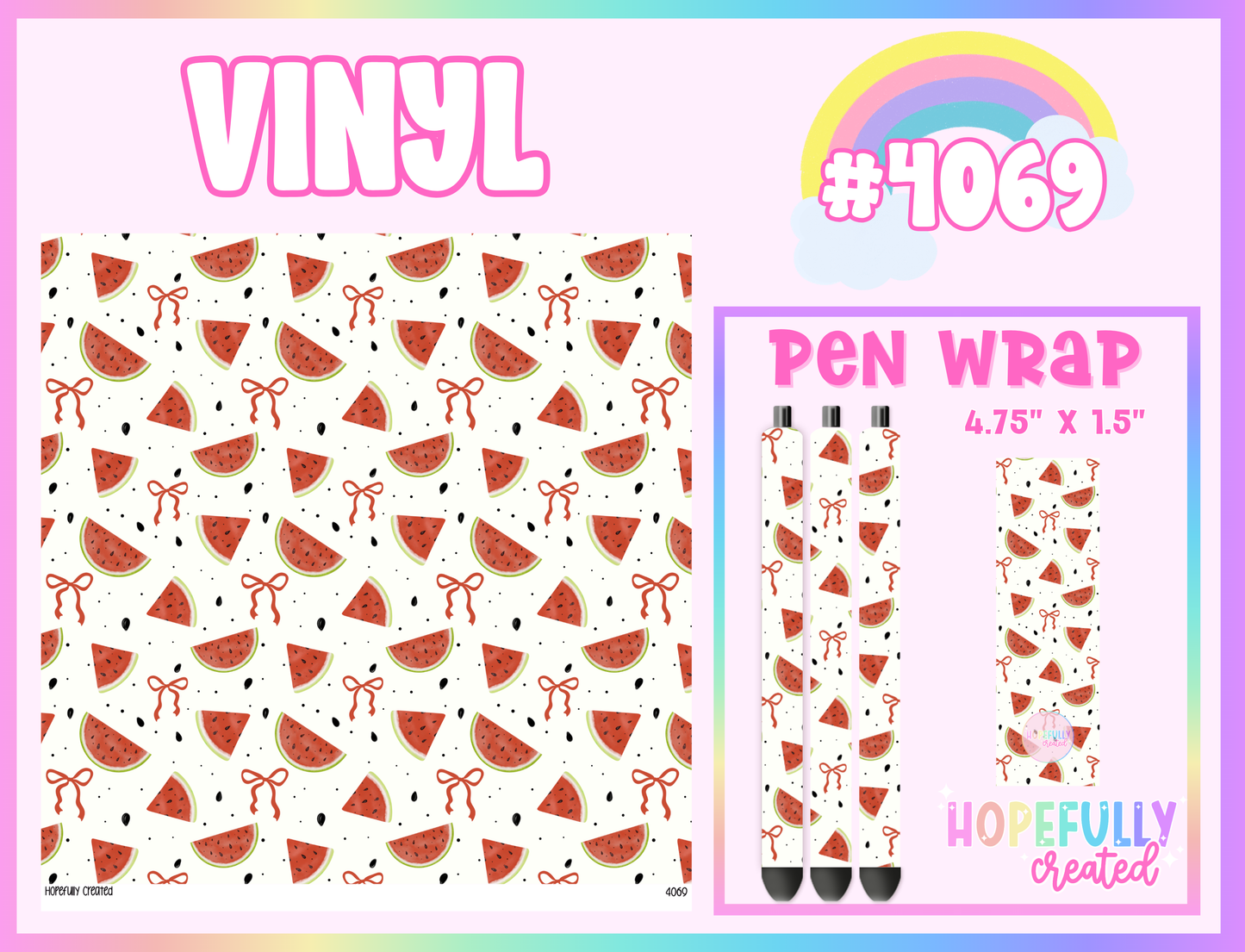 Watermelon Vinyl Collection - 4069