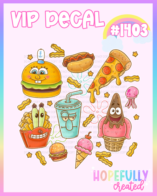 Sponge Decal-1403 VIP