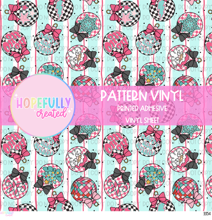 Christmas Ornaments Vinyl Collection - 3354