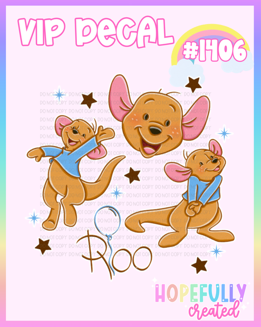 Roo Decal-1406 VIP