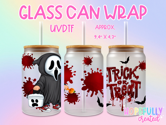 Ghost UVDTF Glass Can Wrap