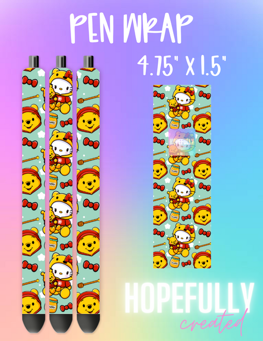 Kitty Bear Pen Wrap-630 VIP