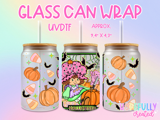 SS Halloween UVDTF Glass Can Wrap