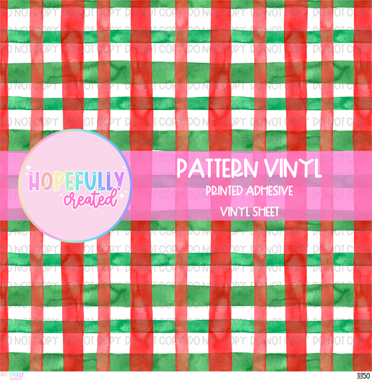 Christmas Plaid Vinyl Collection - 3350