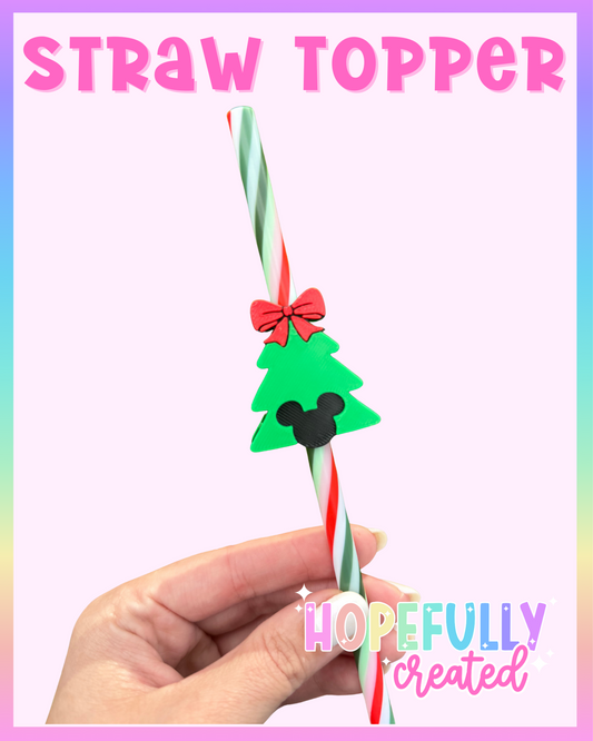 Mouse Tree Straw Topper