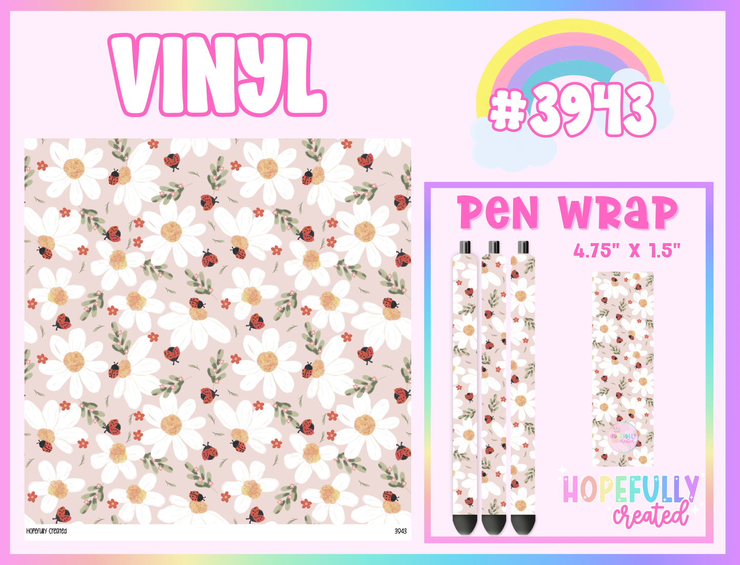Floral Vinyl Collection - 3943