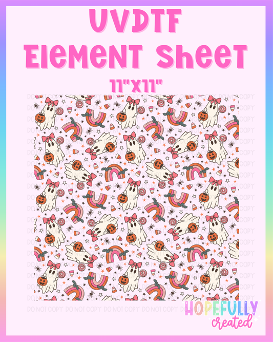 Girly Ghosts UVDTF Element Sheet