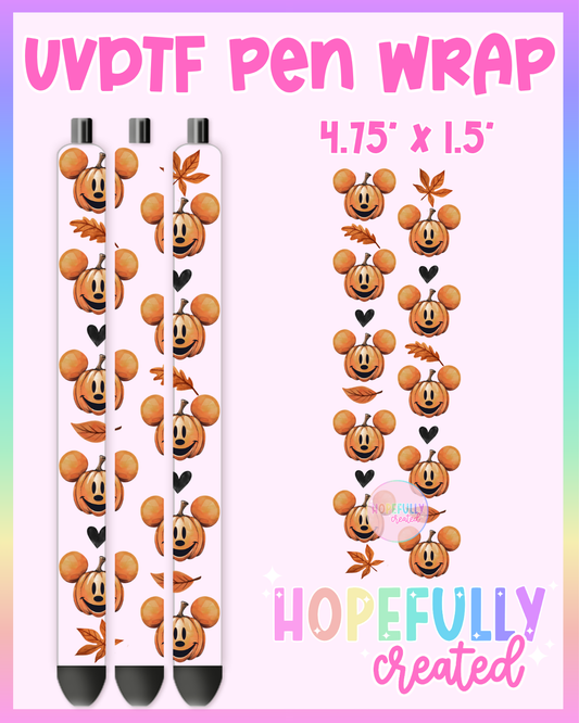 Mouse Pumpkins UVDTF Pen Wrap