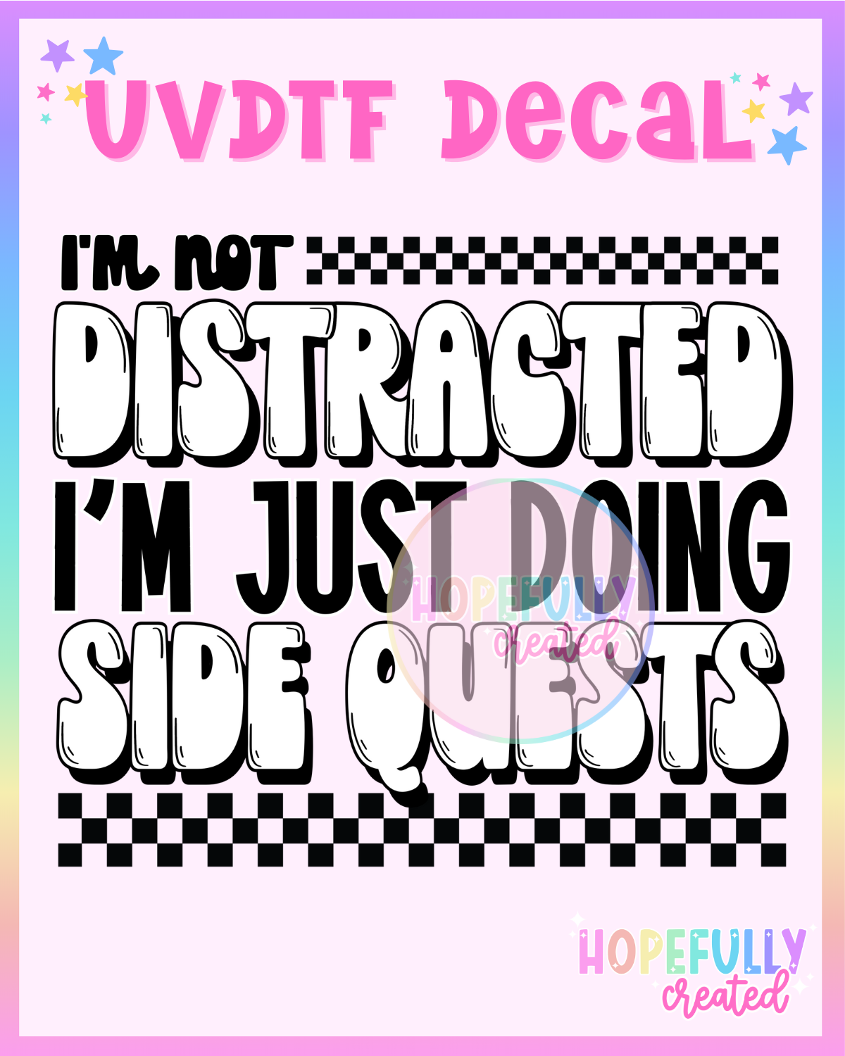 Sidequests UVDTF Decal