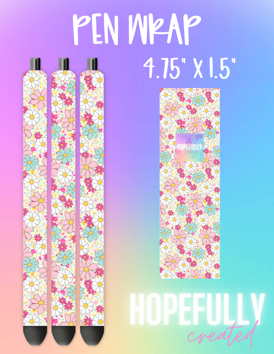 Floral Pen Wrap-916