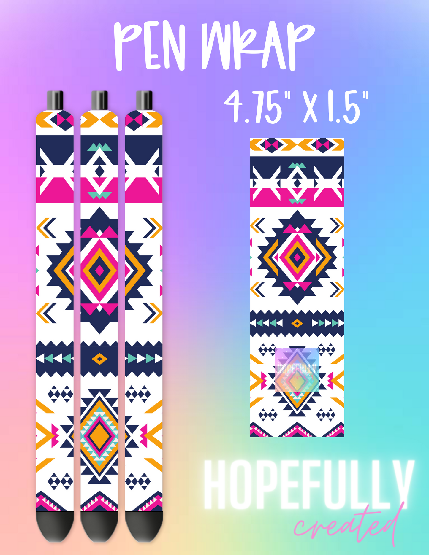 Aztec Pen Wrap-426