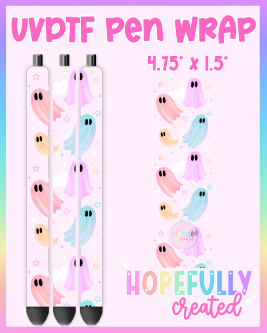 Pastel Ghosts UVDTF Pen Wrap