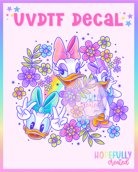 Daisy UVDTF Decal