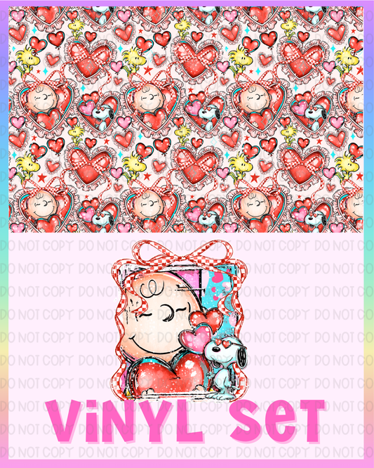 Valentine Peanuts Vinyl Set