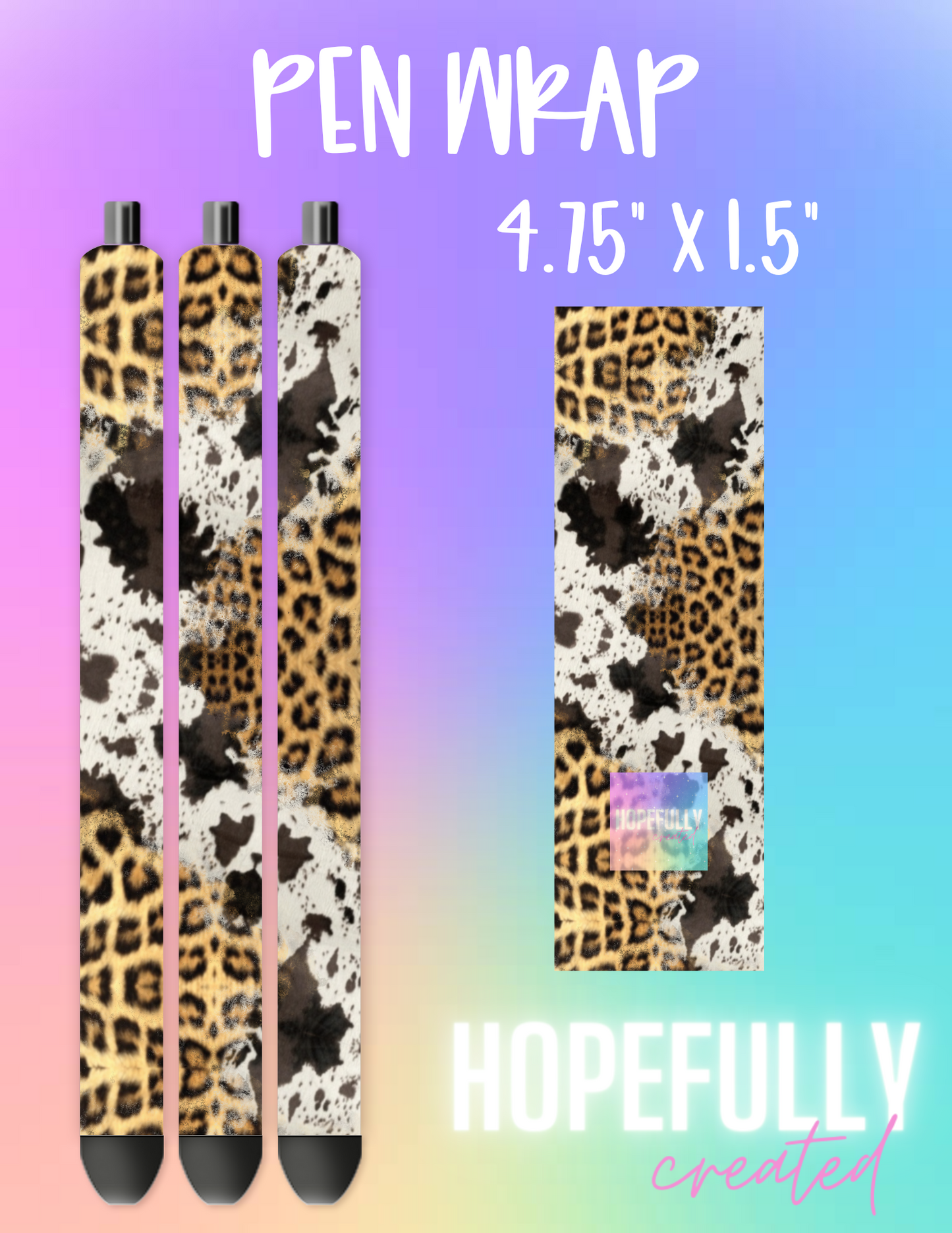 Animal Print Pen Wrap-415