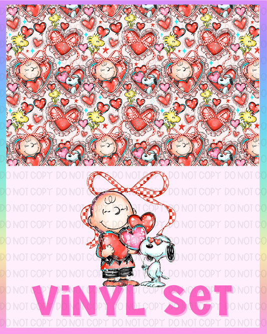 Valentine Peanuts Vinyl Set