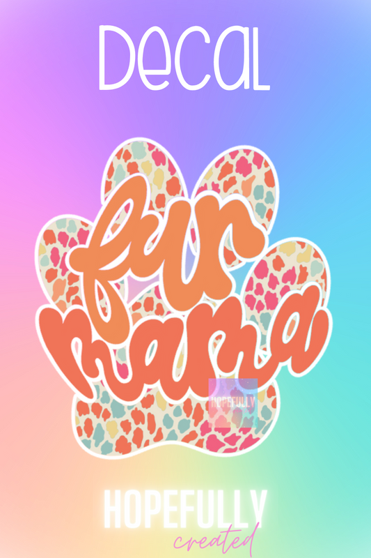 Fur Mama Decal-144