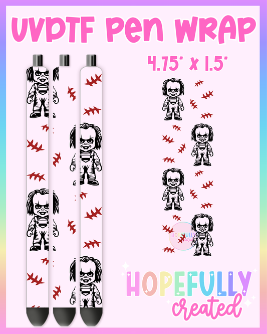 Chucky UVDTF Pen Wrap