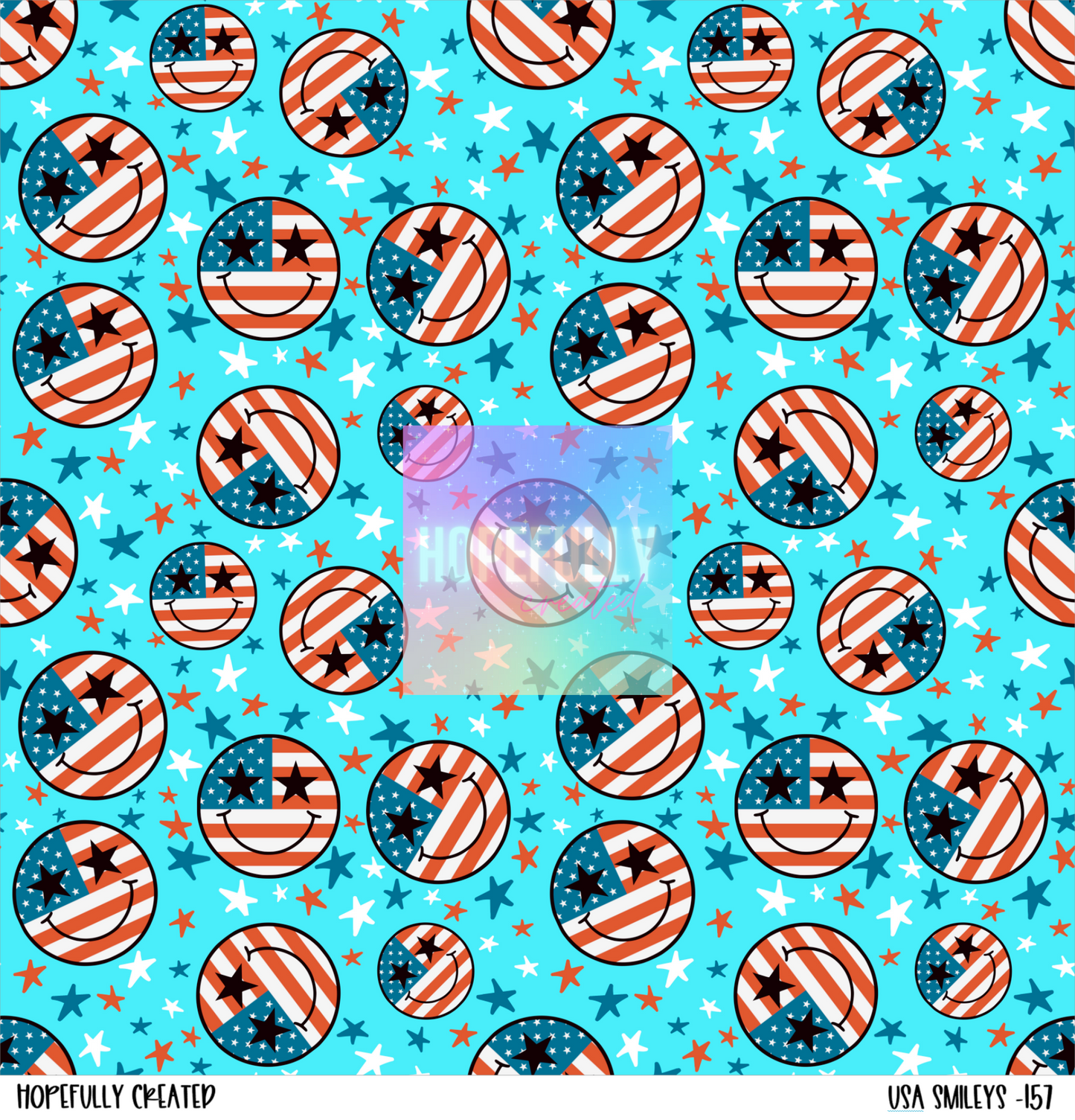 USA Smileys 12x12 - 157